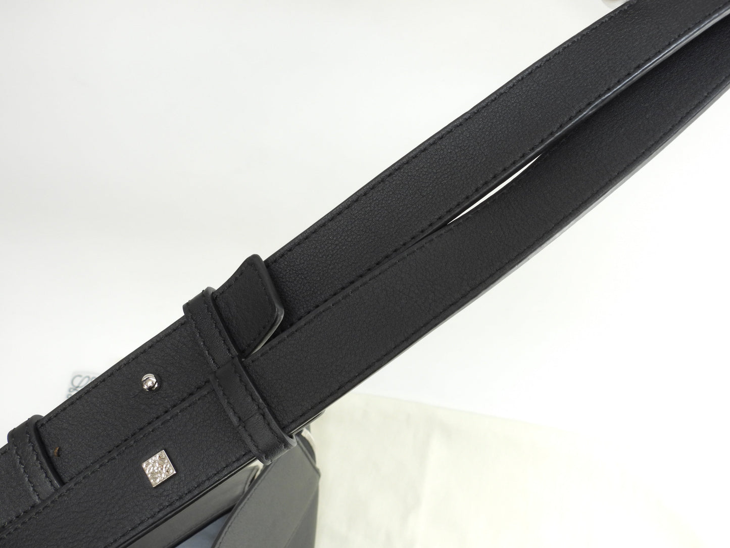 ロエベ ハンモック スモール レザー黒 ハンドバッグ ショルダーバッグ 極美品@471706