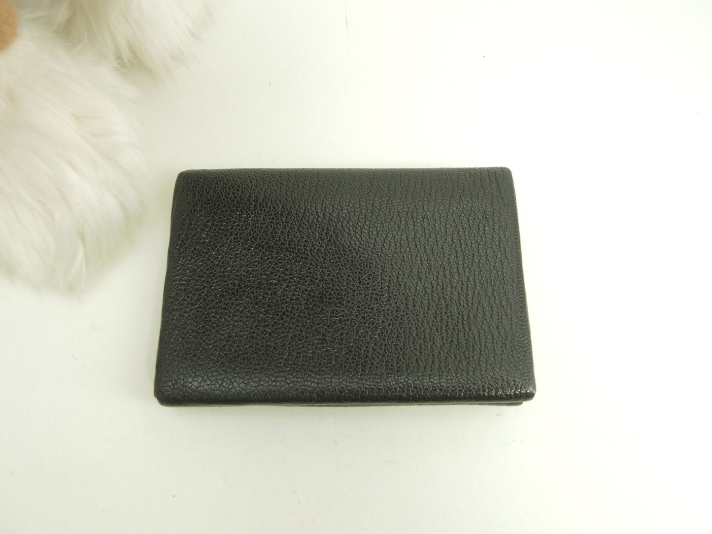 エルメス カルヴィデュオ シェーブルレザー 黒 コンパクトウォレット ミニサイフ@Z
