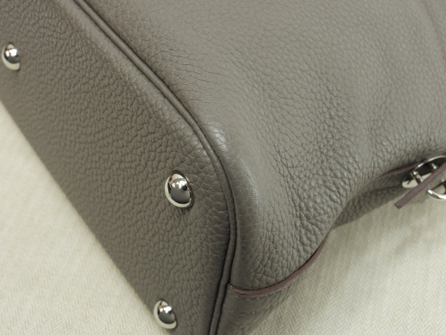 エルメス ボリード31 トリヨン/エタン シルバー金具 ハンドバッグ 美品@□P 3