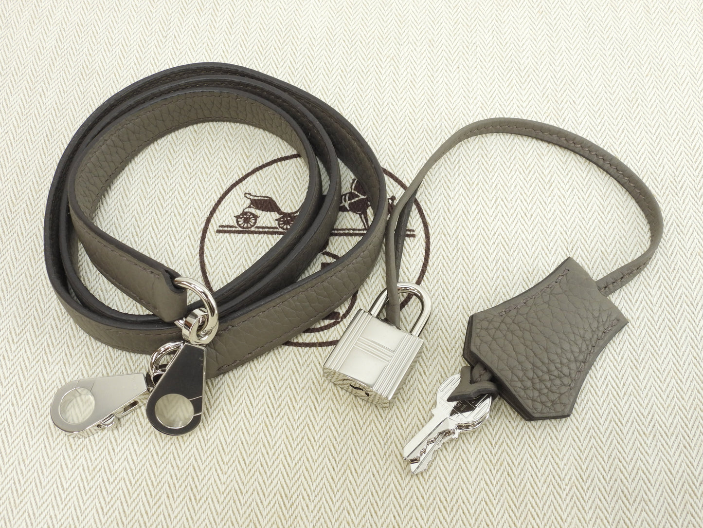 エルメス ボリード31 トリヨン/エタン シルバー金具 ハンドバッグ 美品@□P 3
