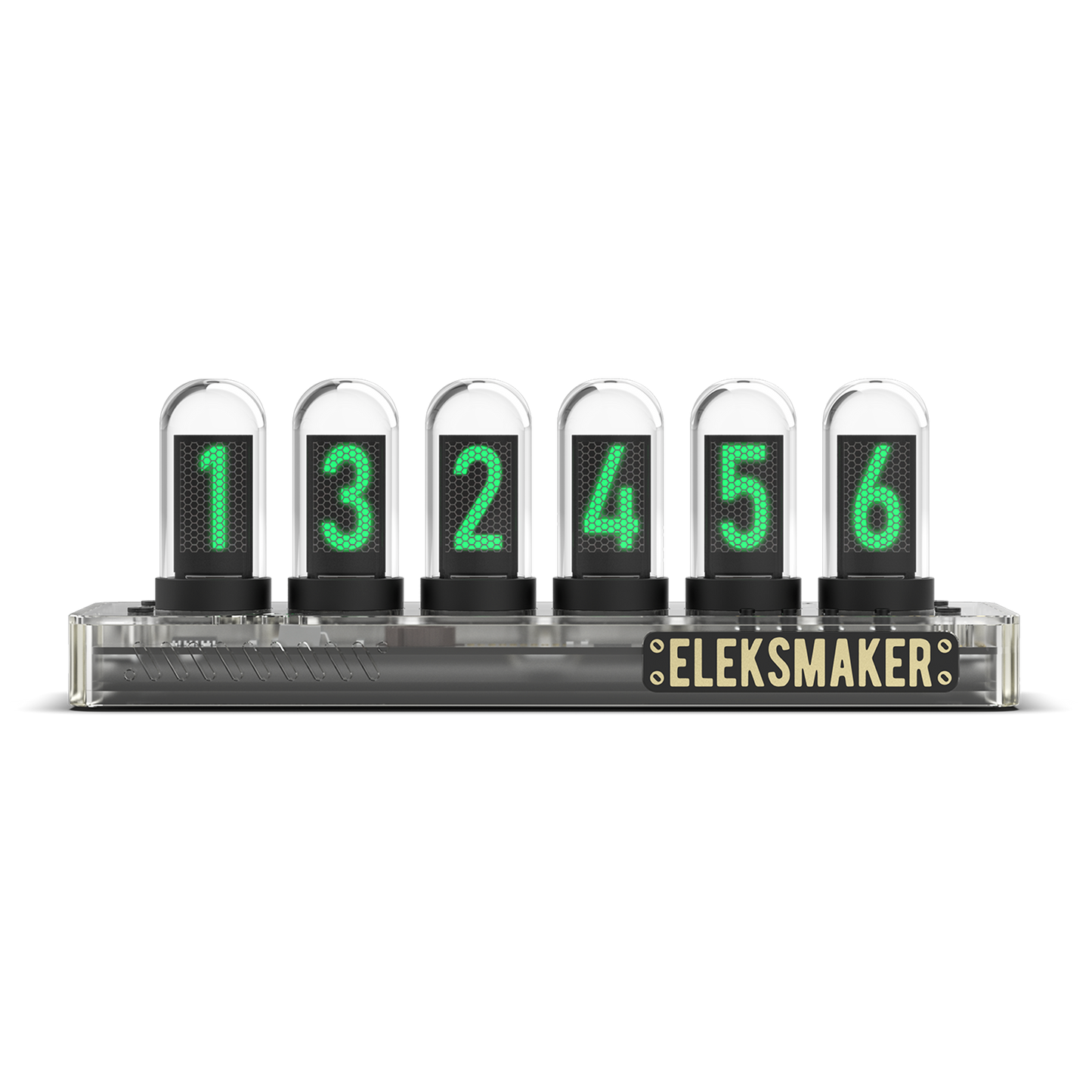 EleksMaker EleksTube IPS PR2 — Transparent Edition Nixie Tube Clock