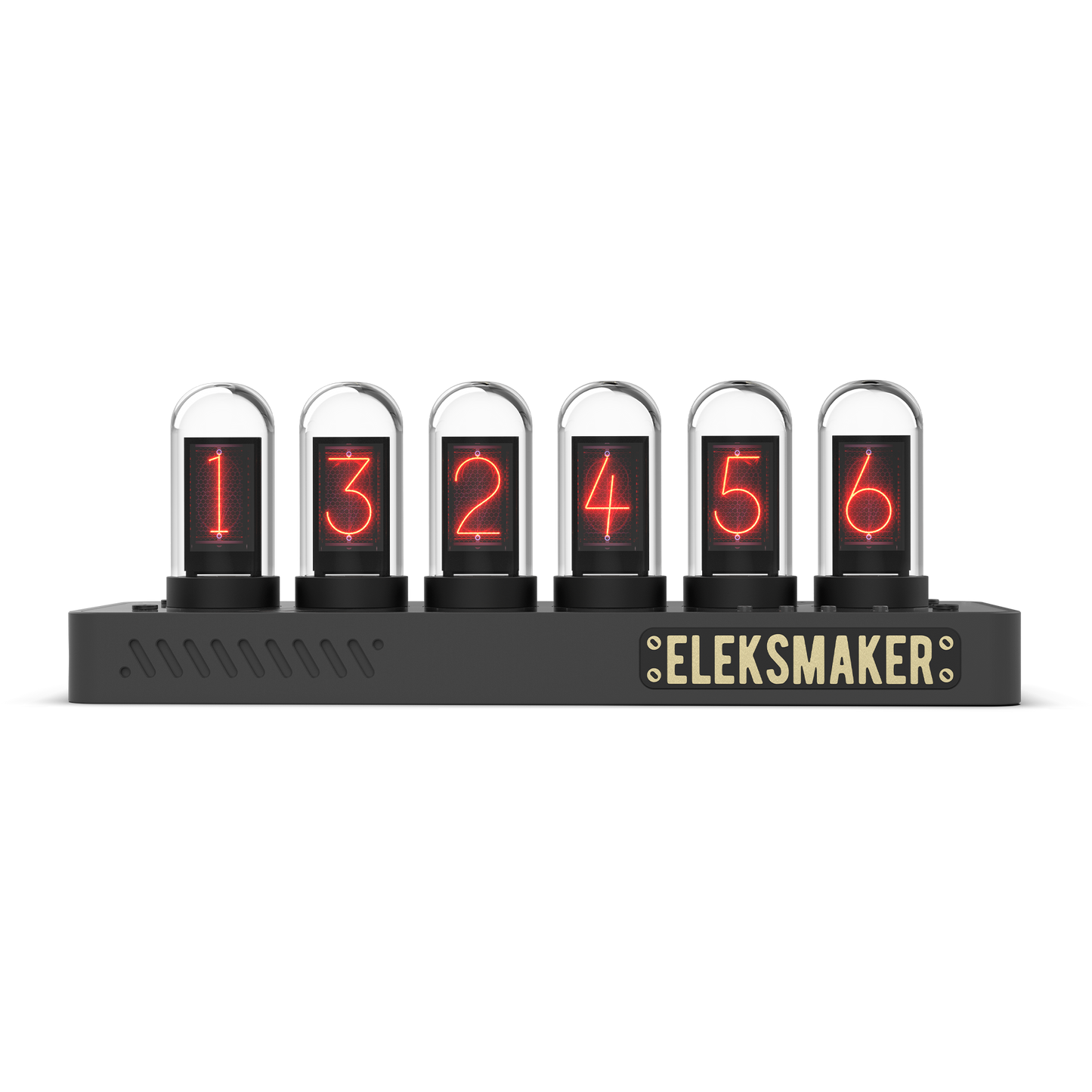 EleksMaker EleksTube IPS PRO — CNC Aluminum 6-Bit Nixie Tube Clock