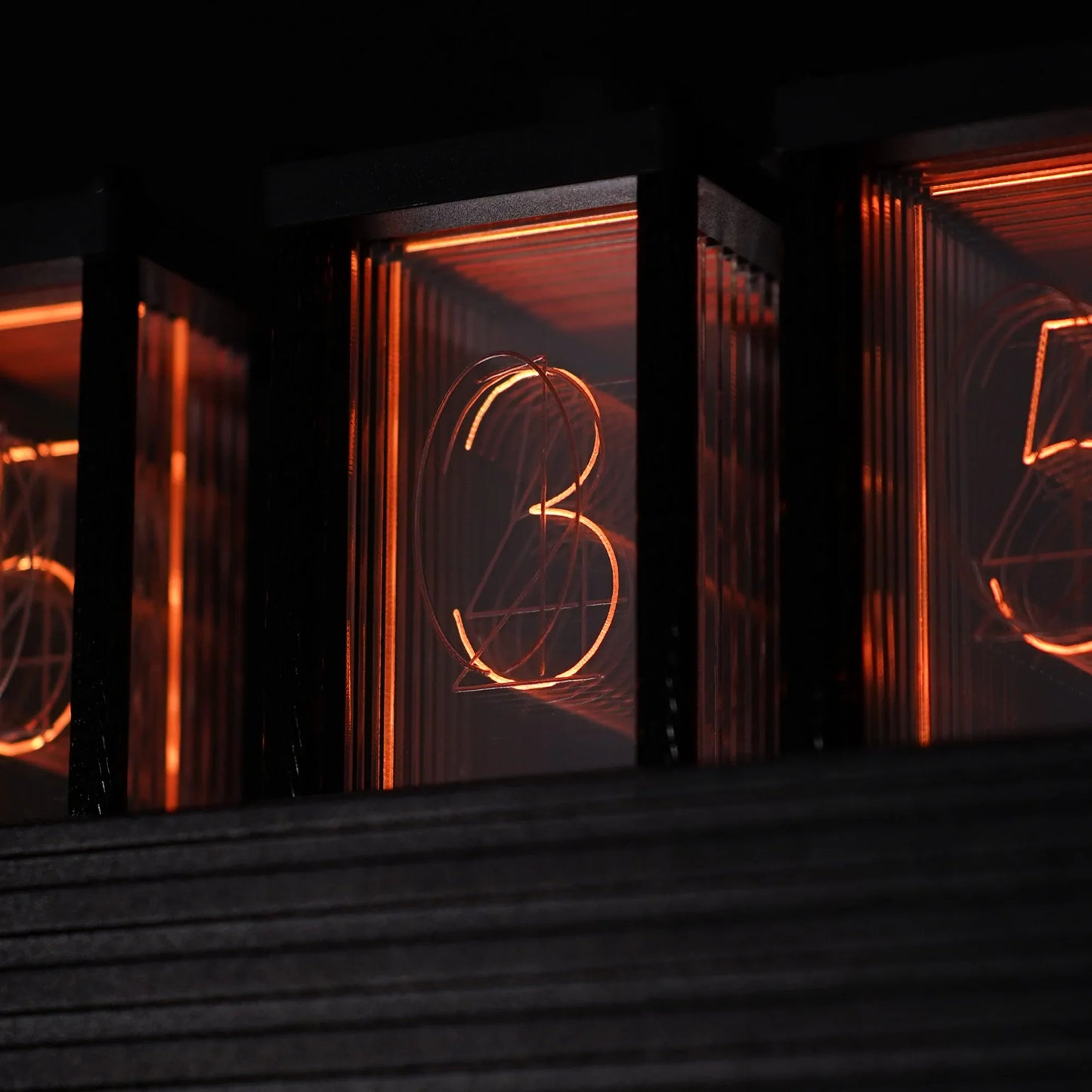 EleksMaker EleksTube R2 — Retro LED Nixie Tube Clock with Walnut Wood