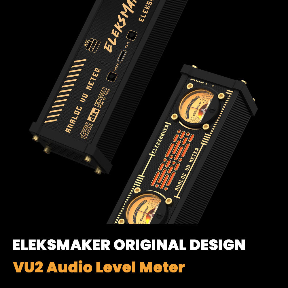 EleksMaker EleksVU2 2023 — Retro Analog VU Meter with RGB Ambient Light