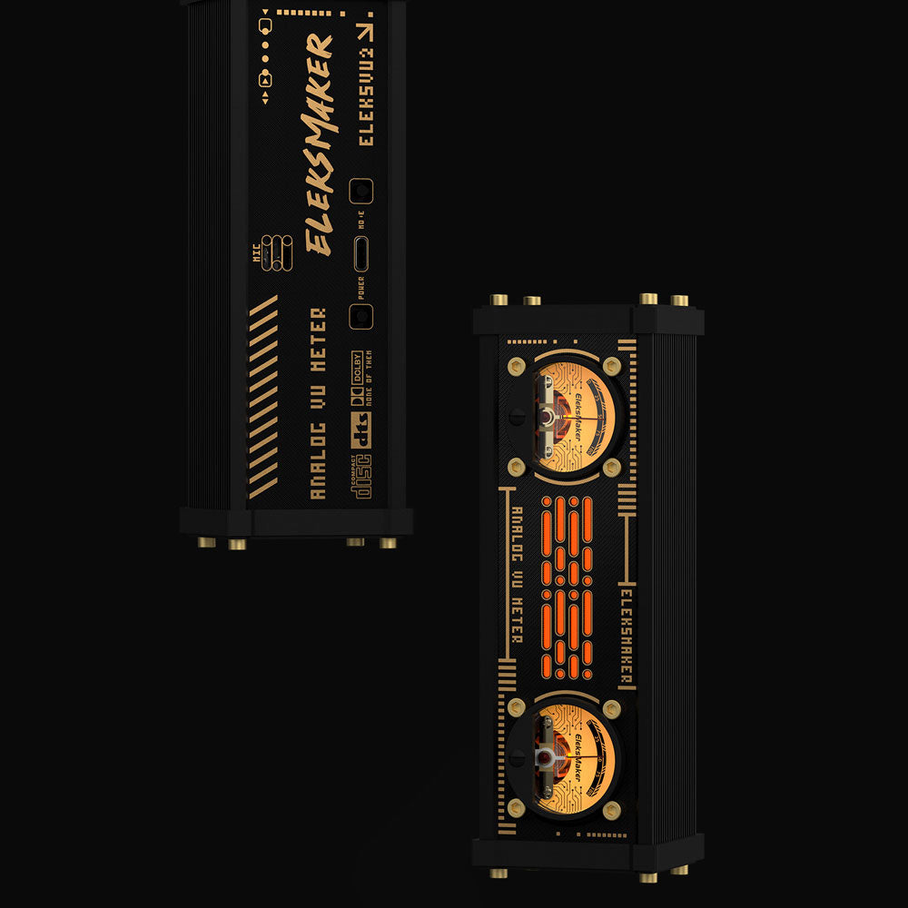 EleksMaker EleksVU2 2023 — Retro Analog VU Meter with RGB Ambient Light