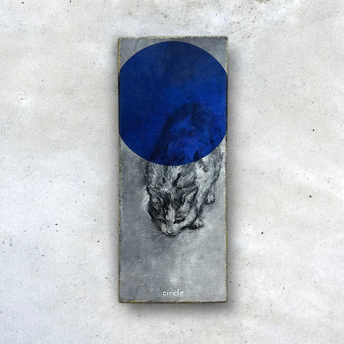 【絵画】井上 暁登（Akito INOUE)「思案は猫と飛ぶ」