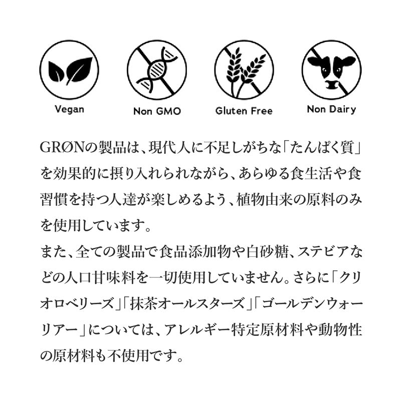 GRON プロテインブレンド (ゴールデンウォーリアー) 20g