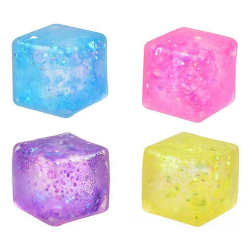 Ice Cube Squishy Toy /  氷のキューブ型スクイーズトイ