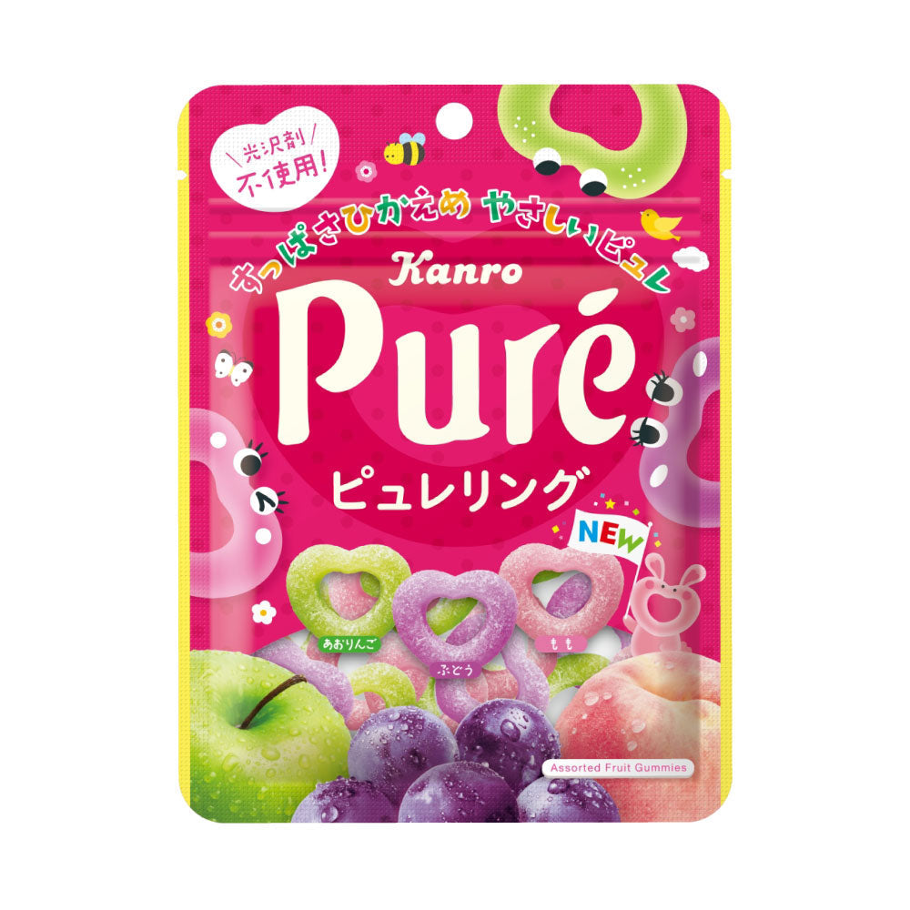Kanro Pure and Petagu Gummy Packs カンロ　ピュレグミ＆ノーベル　ペタグーグミ