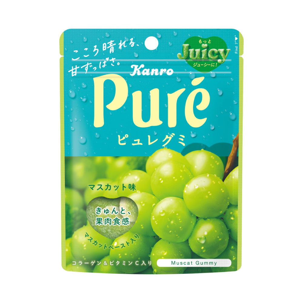 Kanro Pure and Petagu Gummy Packs カンロ　ピュレグミ＆ノーベル　ペタグーグミ