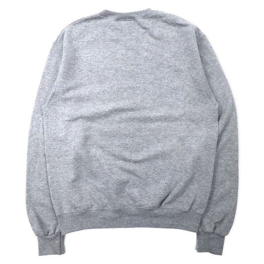 Champion カレッジ プリント スウェット XL グレー コットン 裏起毛 BUTLER エルサルバドル製