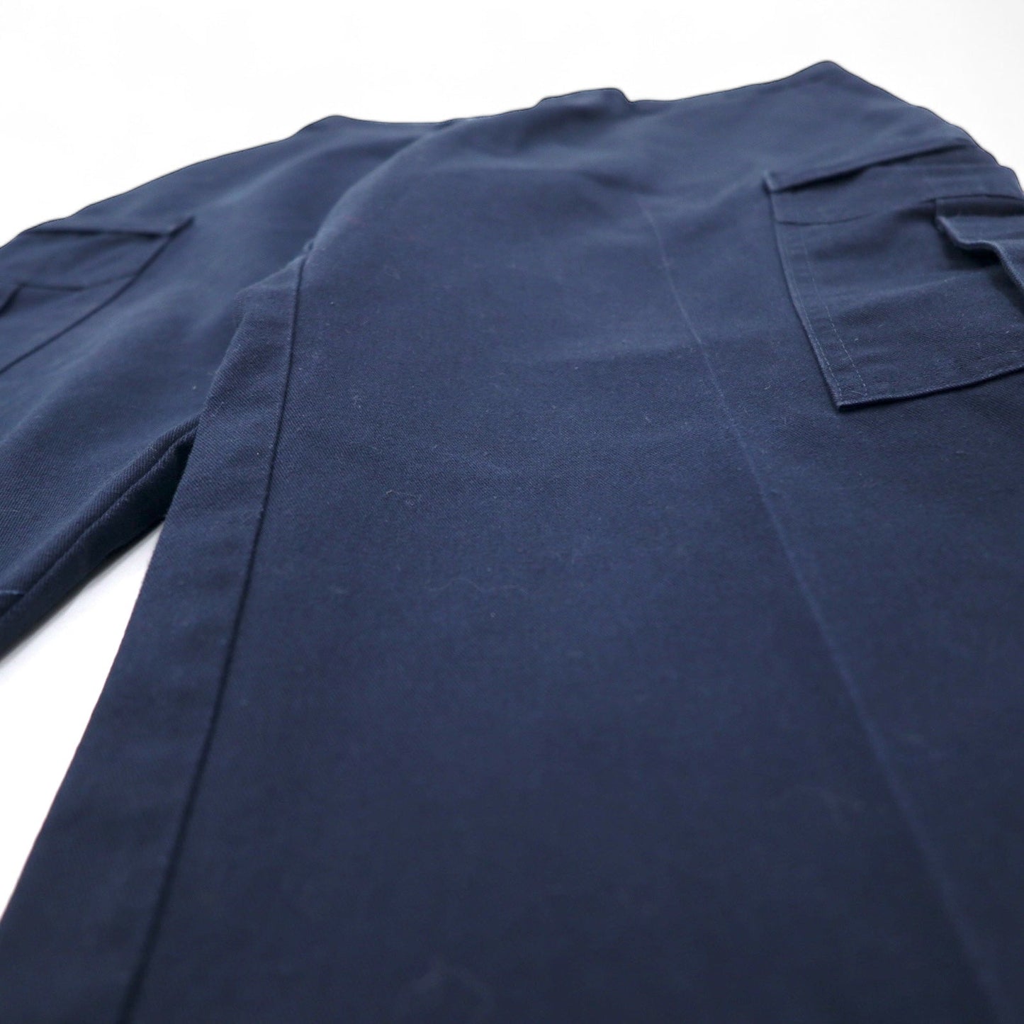 Dickies Cargo Work Pants, Size 32, Navy Polyester Cotton Chino, 2112372