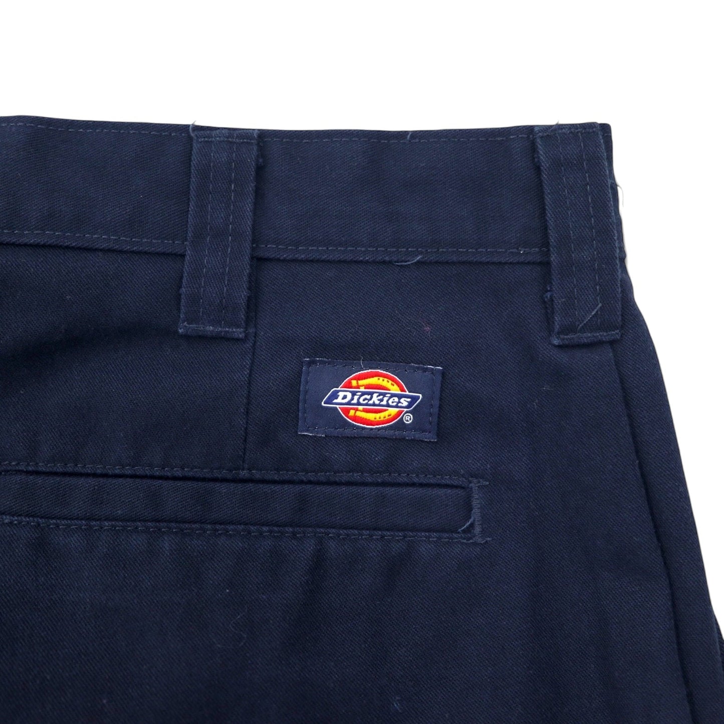 Dickies Cargo Work Pants, Size 32, Navy Polyester Cotton Chino, 2112372