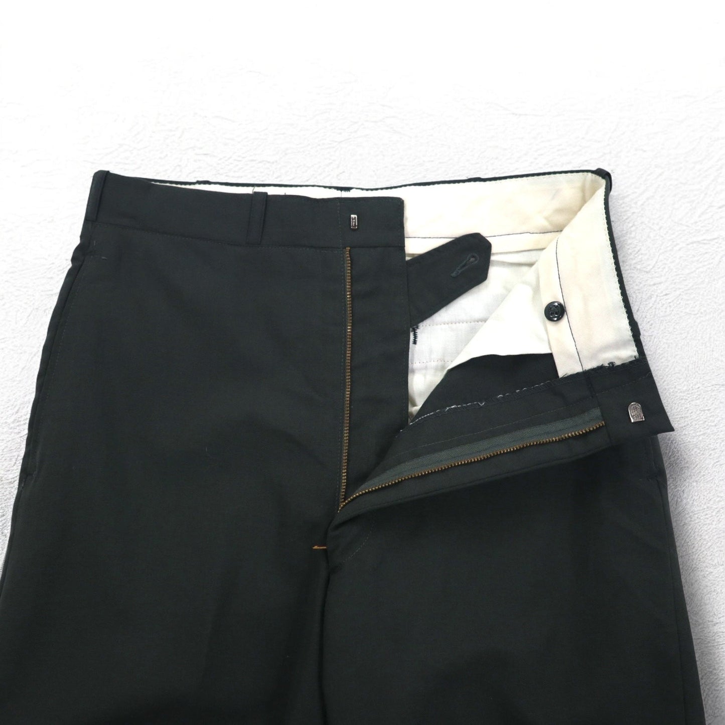US ARMY 1970s NAM War Dress Pants/Trousers, Size M, Khaki, General Zip, Military Style, 8405-00-067-4922, Startham Garment Corp.