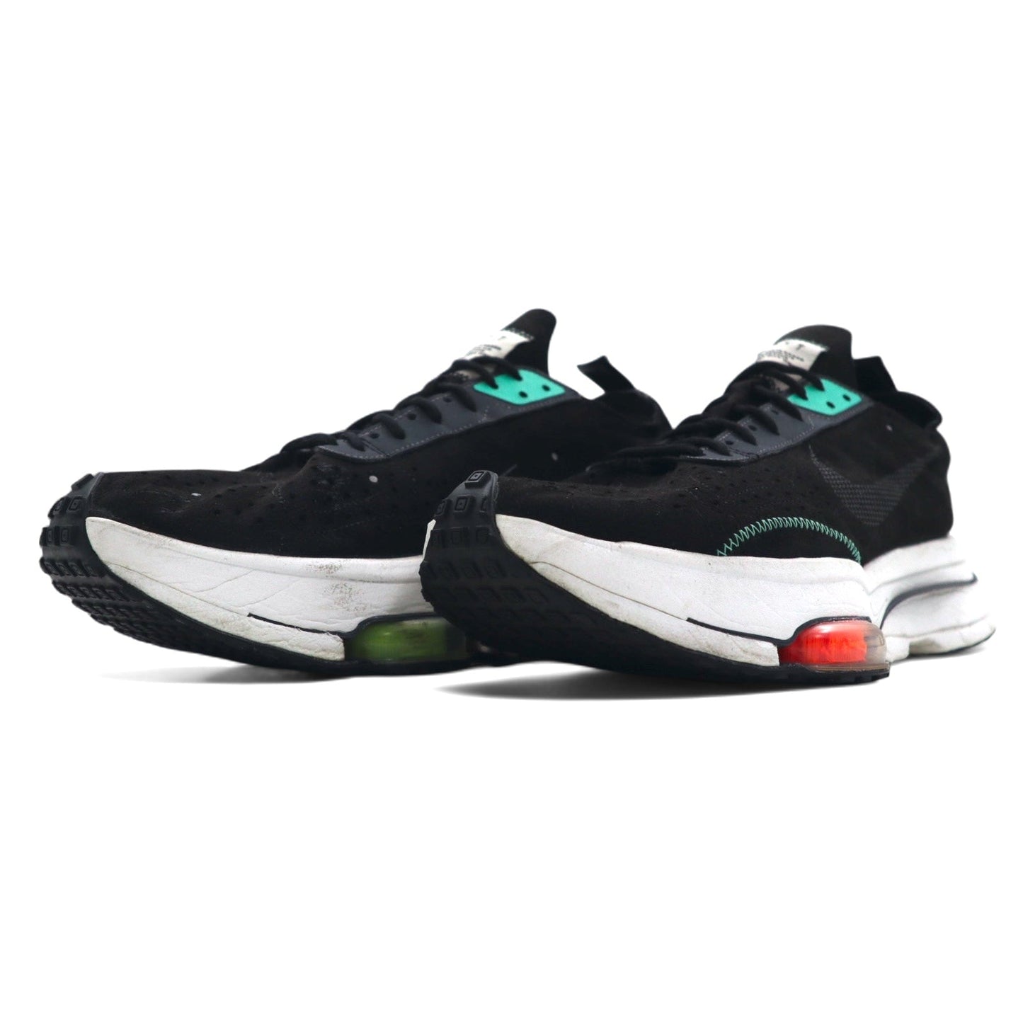 NIKE エアズーム AIR ZOOM スニーカー 28cm ブラック TYPE BLACK MENTA スエード N.354 CJ2033-010