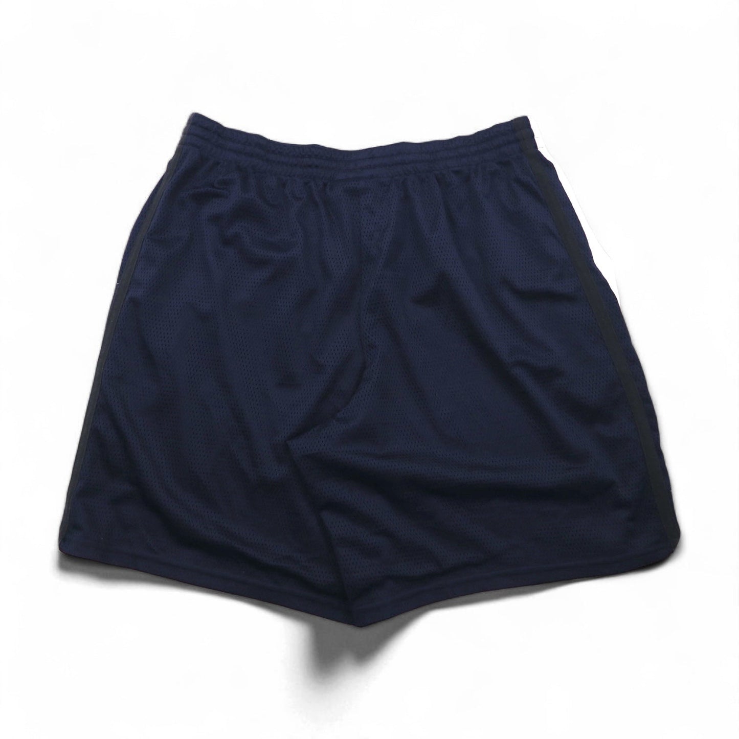 Champion メッシュ ゲームパンツ ショートパンツ 2XL ネイビー サイドライン ワンポイントロゴ エルサルバドル製