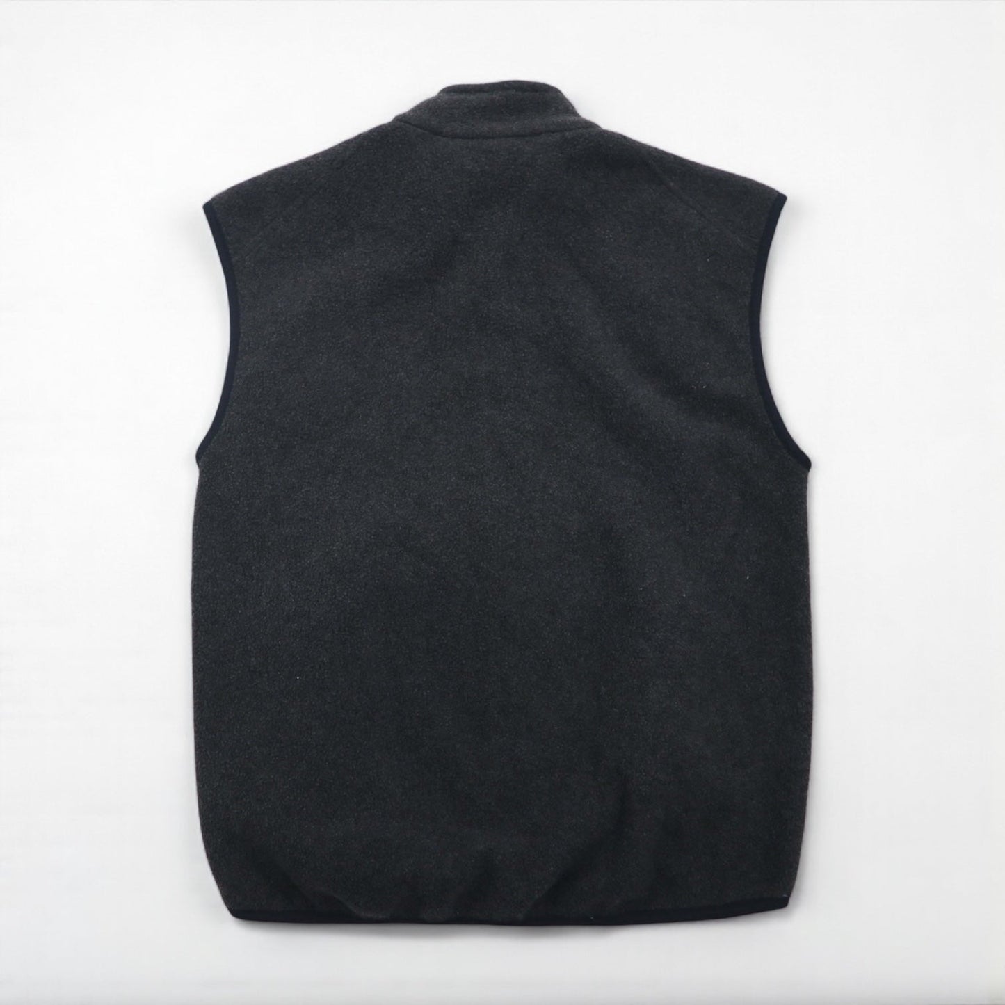 THE NORTH FACE 90年代 USA製 フリース ベスト S グレー ワンポイントロゴ ジップポケット