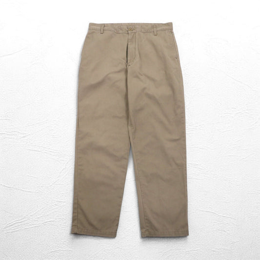 Carhartt WIP Calder Pant Tapered Chino Pants, Size L, Beige, 1030473, Made in Tunisia