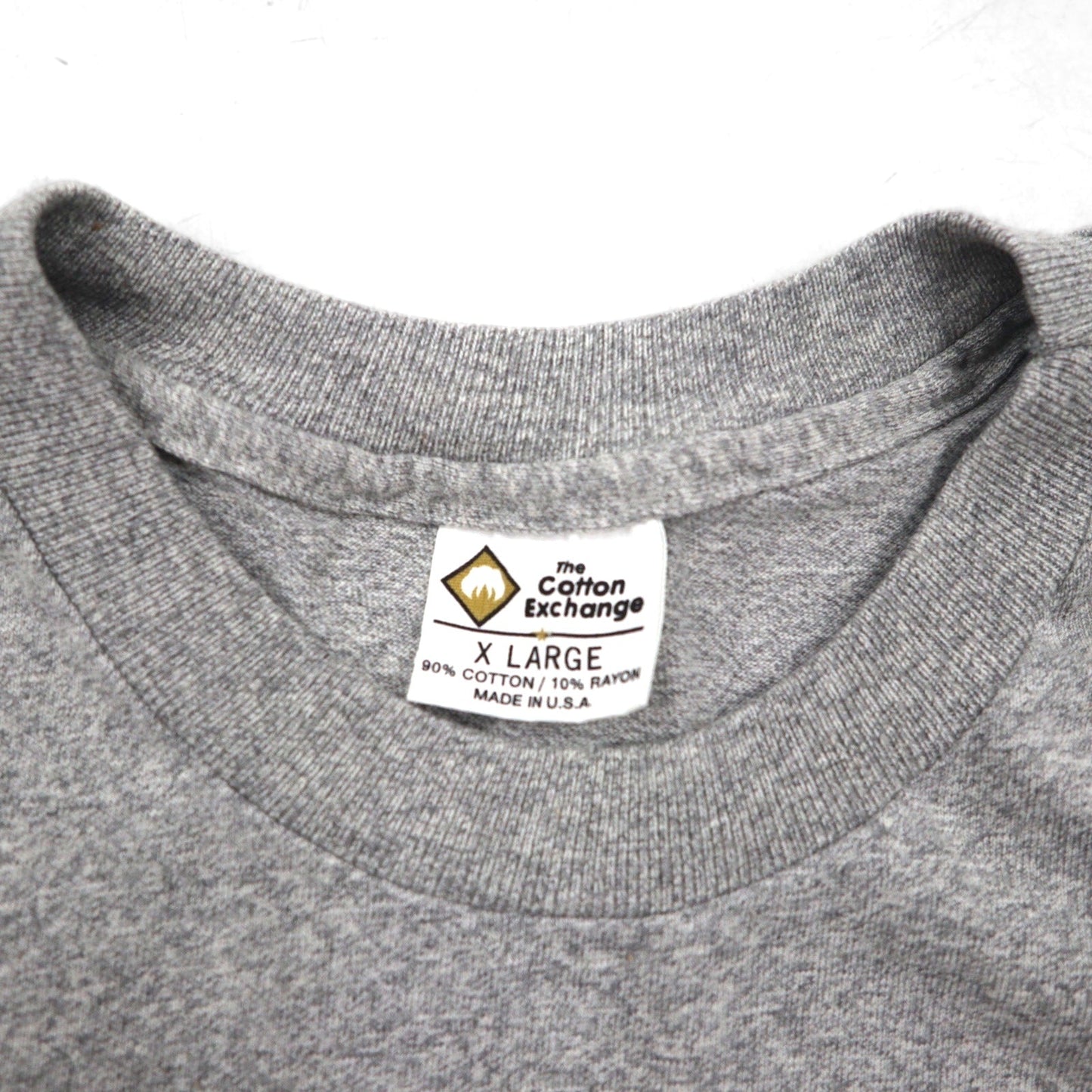 The Cotton Exchange 90年代 USA製 シングルステッチ ヴィンテージ Tシャツ XL グレー DRAKE SOCCER