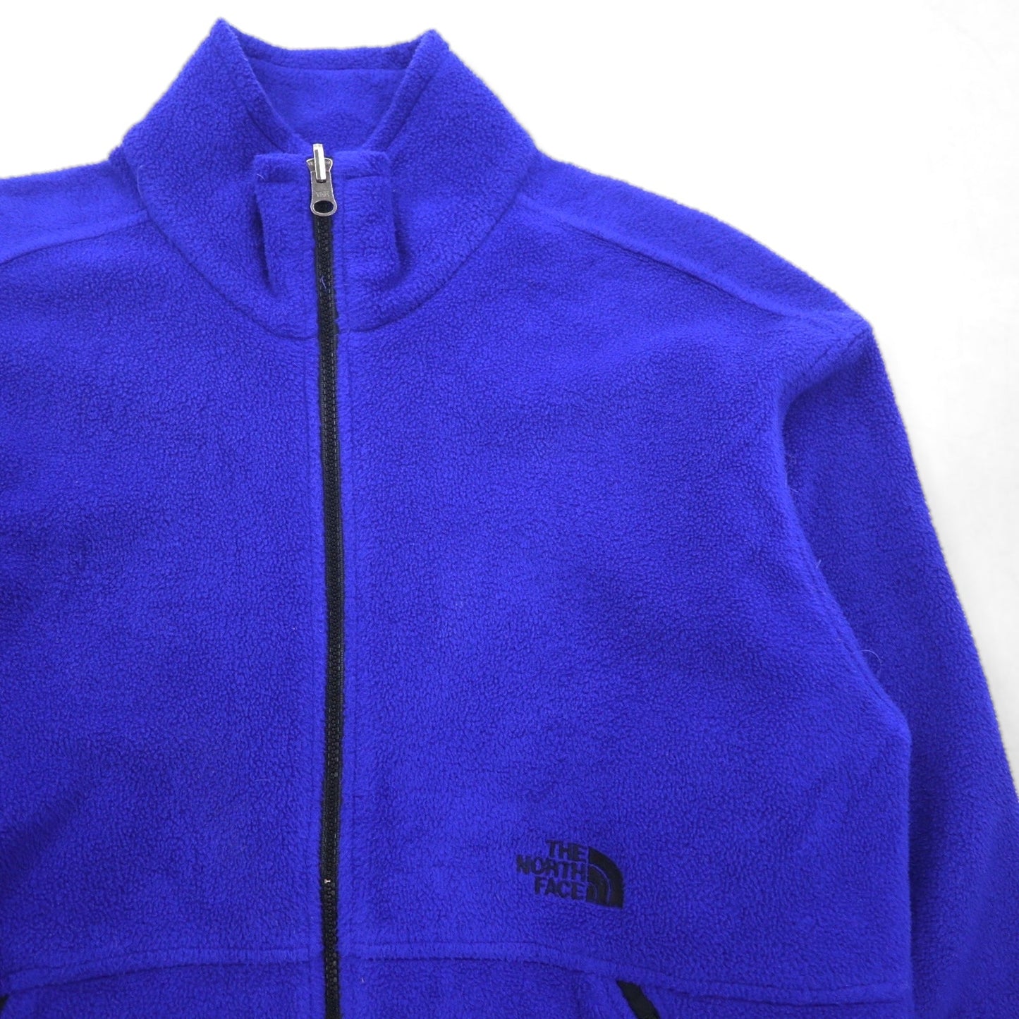 THE NORTH FACE 90年代 USA製 ポーラテック POLARTEC フリースジャケット M ブルー ジップポケット