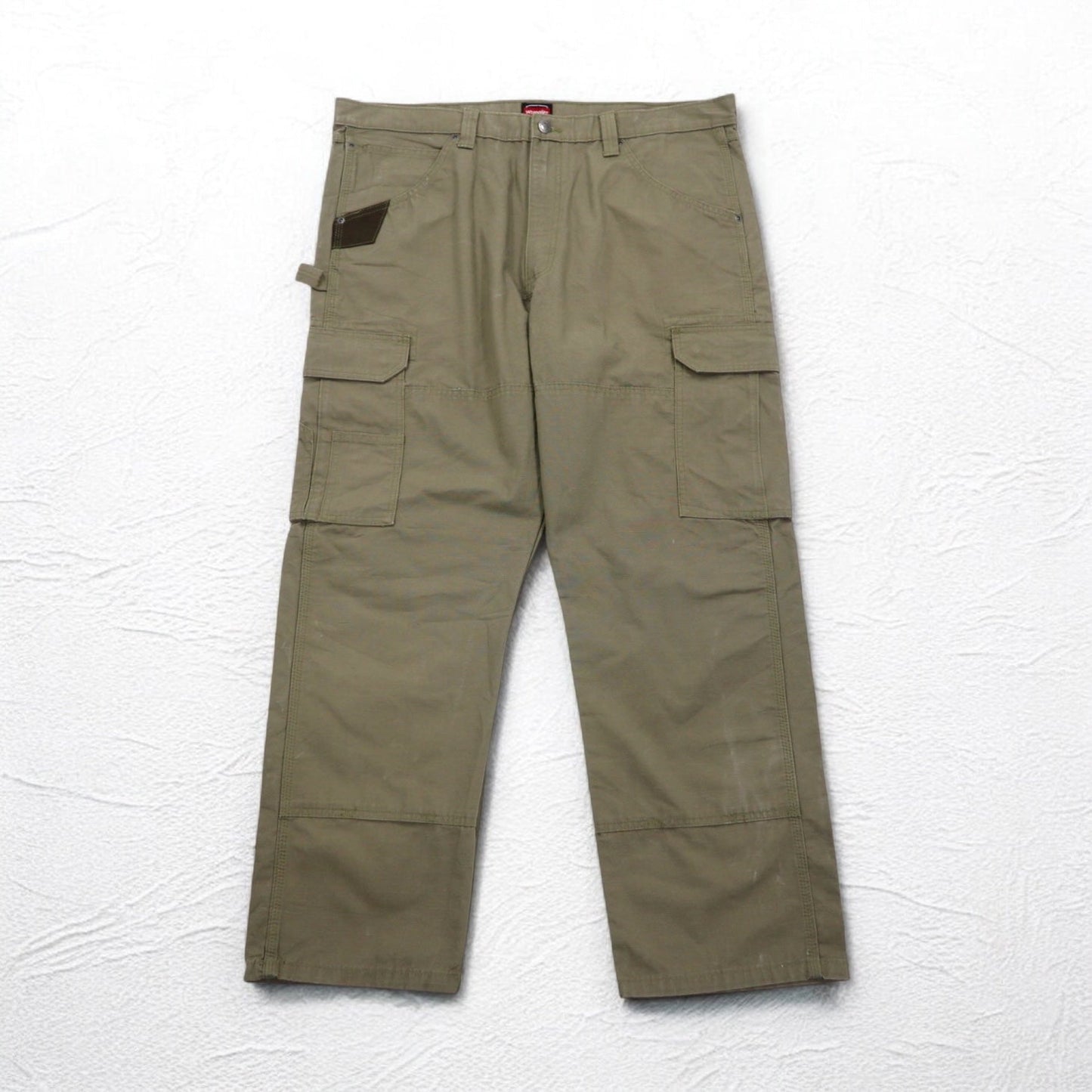 Wrangler Workwear Ripstop Cargo Pants, XL, Khaki Cotton, 10WMWR1BR