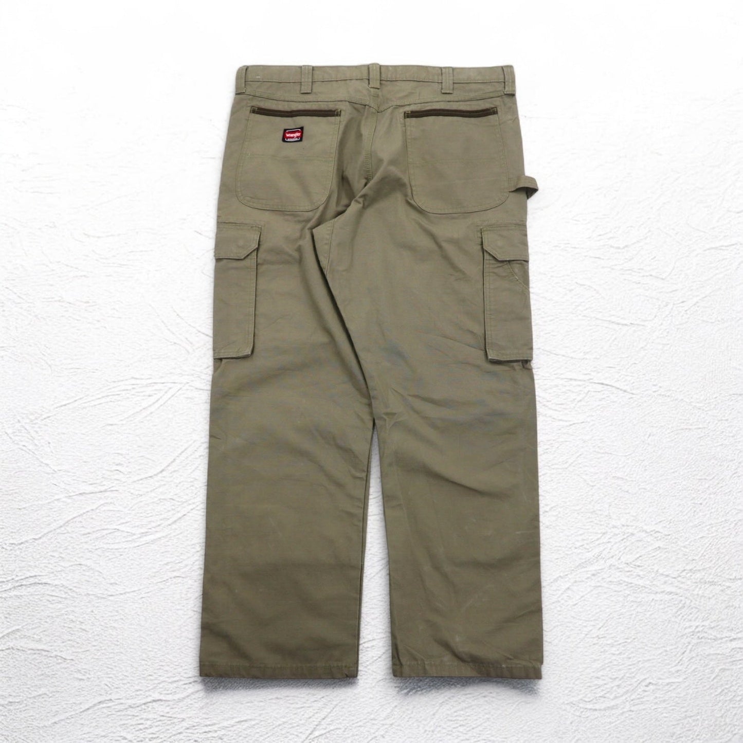 Wrangler Workwear Ripstop Cargo Pants, XL, Khaki Cotton, 10WMWR1BR