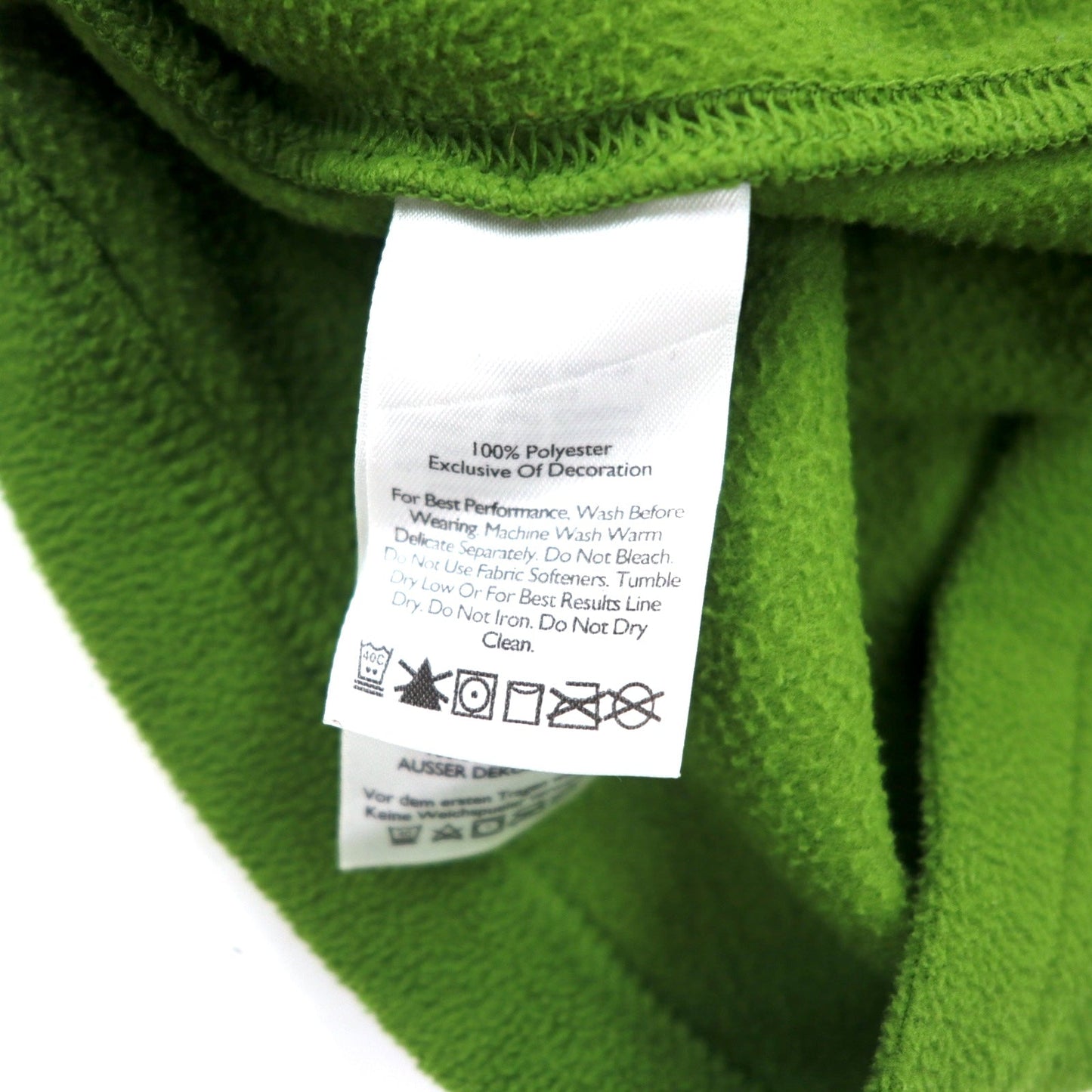 Eddie Bauer Half-Zip Fleece Jacket, Size L, Green, Polyester, with POLARTEC Embroidered Logo