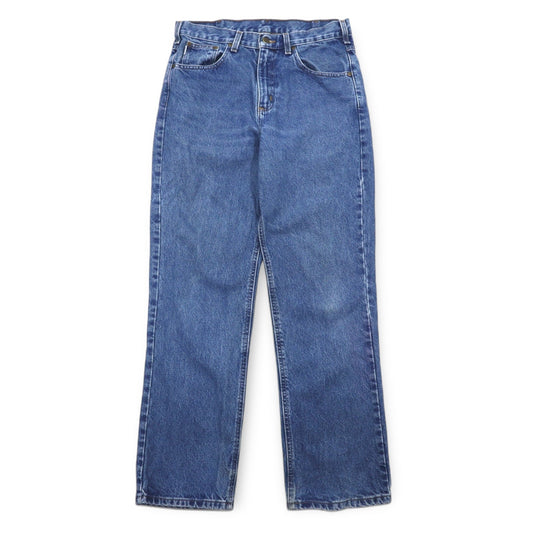 Carhartt Traditional Fit Denim Pants, Size L, Indigo, Blue, Cotton, B180 DST, Made in Mexico