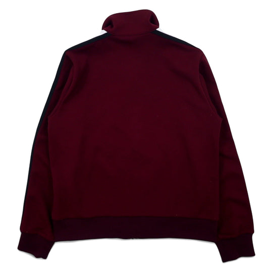 Carhartt WIP W' Evie Jacket (1026904), size S, purple polyester track jacket with side stripes and a one-point logo embroidery.