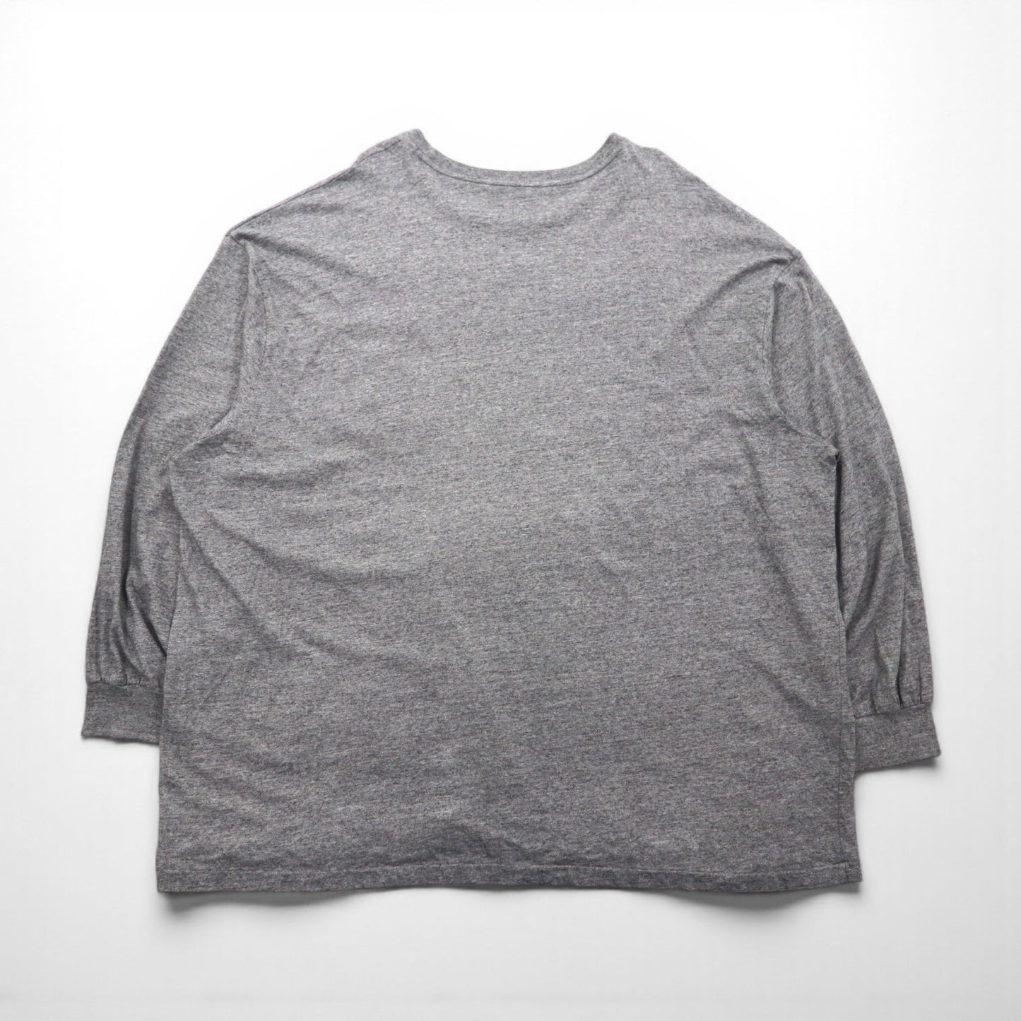 Polo Ralph Lauren ビッグサイズ 長袖Tシャツ ロンT 4XL グレー 胸ポケット スモールポニー刺繡