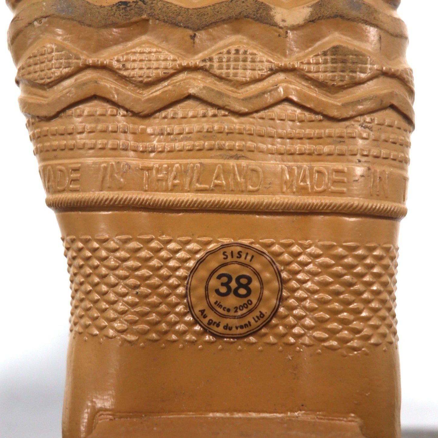 SISII Bean Boots Rain Boots, Size 24cm, Brown Leather and Rubber. Available at JOURNAL STANDARD.