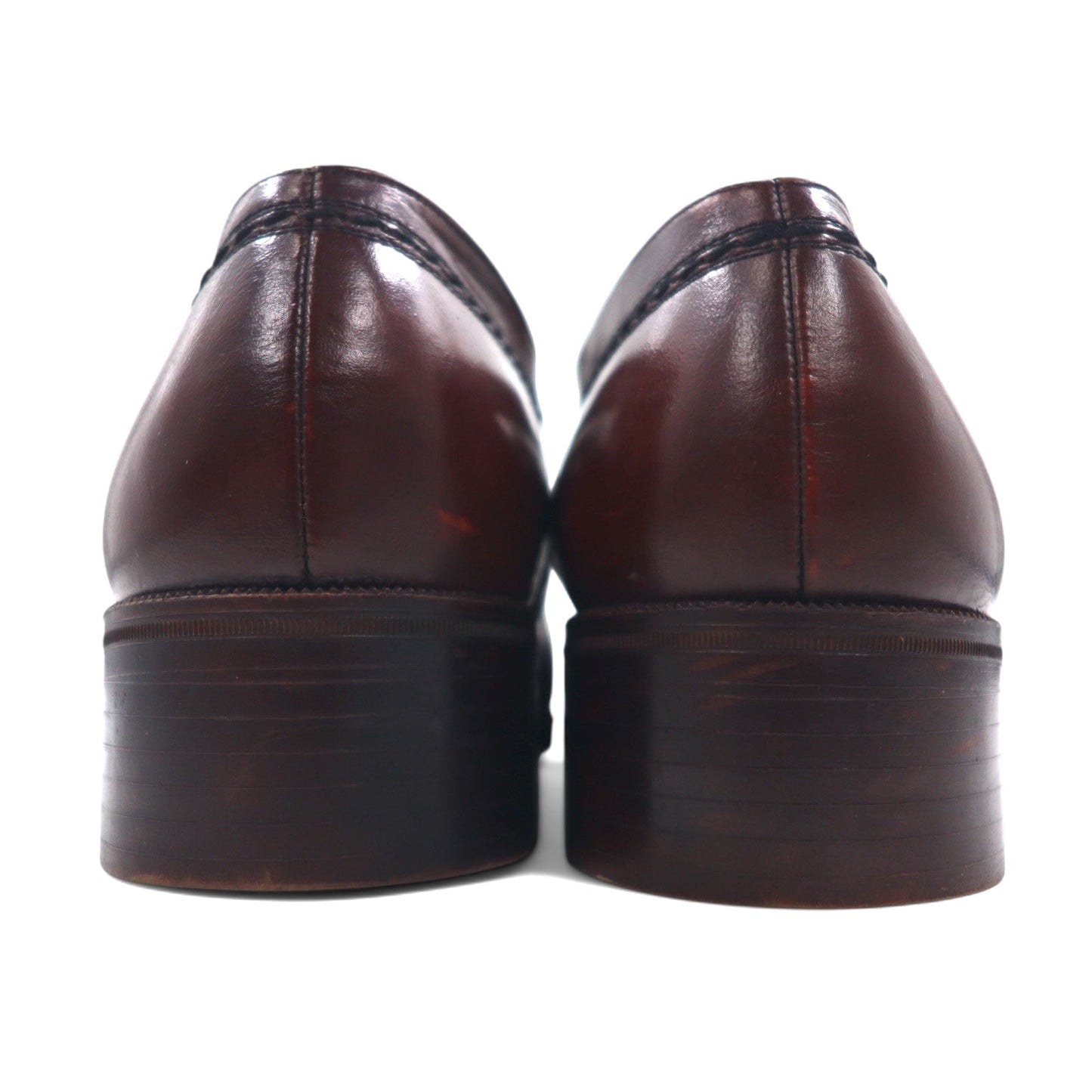 Pellet Moc Toe U-Tip Dress Shoes, Wingtip, Size 28cm, Dark Brown