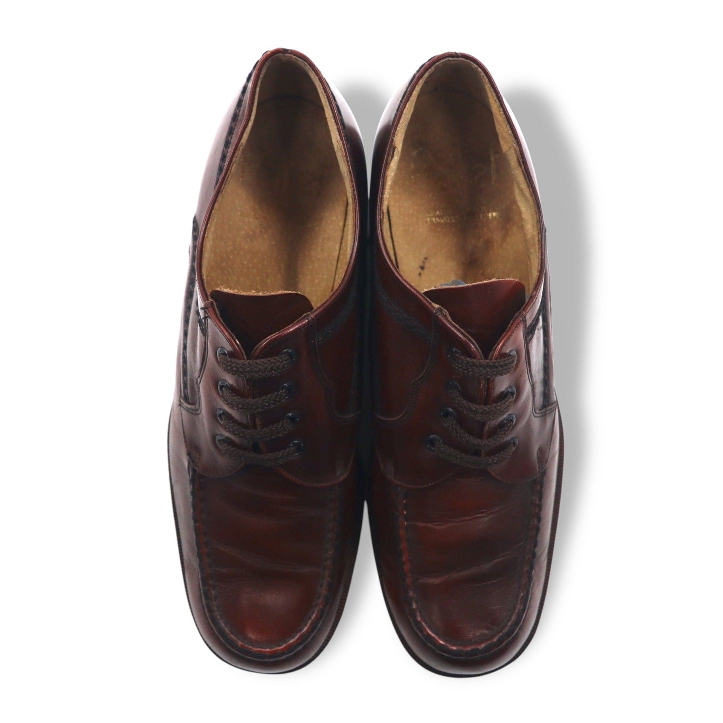 Pellet Moc Toe U-Tip Dress Shoes, Wingtip, Size 28cm, Dark Brown