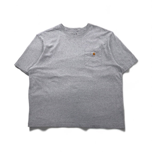 Carhartt Loose Fit Pocket T-Shirt, Size 2XL, Gray Cotton