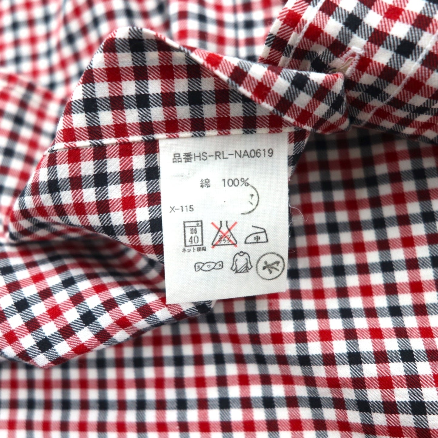 Ralph Lauren 90年代 ボタンダウン シャツ L レッド BLAKE ギンガムチェック スモールポニー刺繡