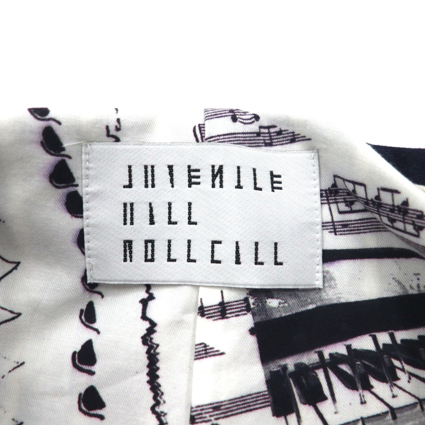 JUVENILE HALL ROLL CALL シャツ ジャケット FREE ネイビー ストライプ 日本製
