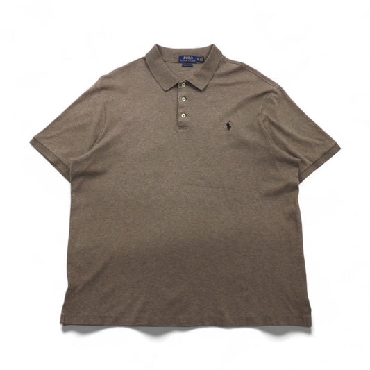 POLO RALPH LAUREN クラシックフィット ポロシャツ XL カーキ CLASSIC FIT スモールポニー刺繍