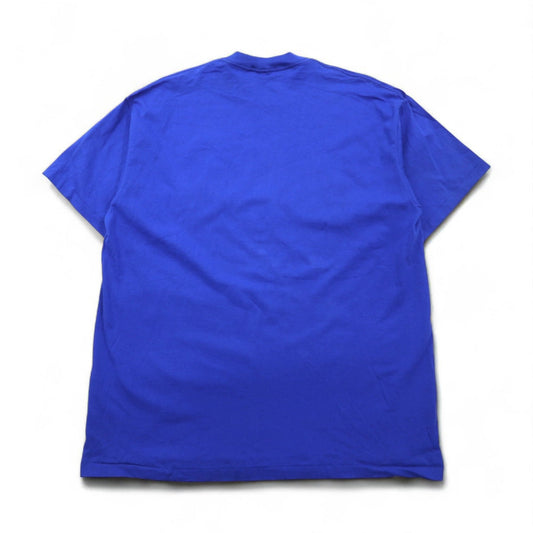 90年代 USA製 SOF TEE シングルステッチ ヴィンテージ Tシャツ 2XL ブルー コットン MISSISSIPPI アーチロゴ TEE JAYS