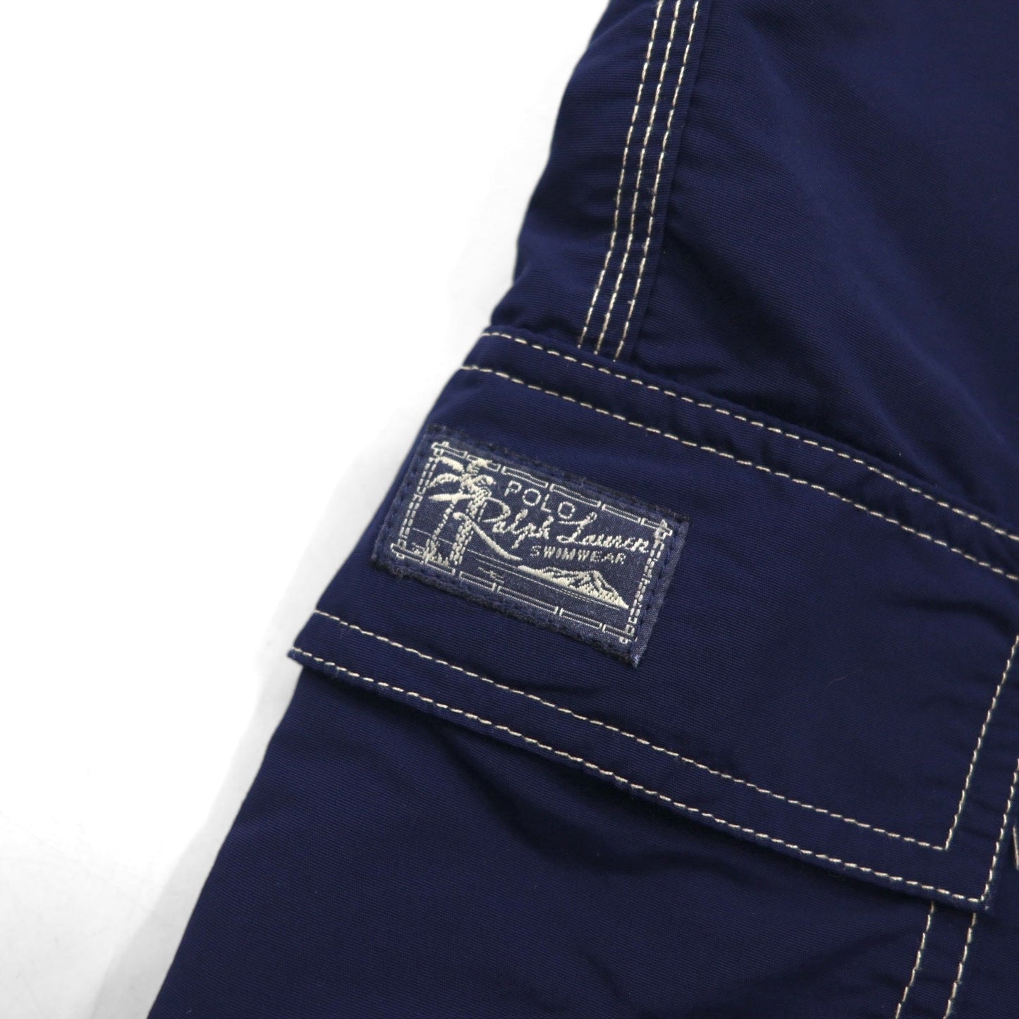POLO RALPH LAUREN スイムショーツ イージー ナイロン ショートパンツ XL ネイビー スモールポニー刺繍