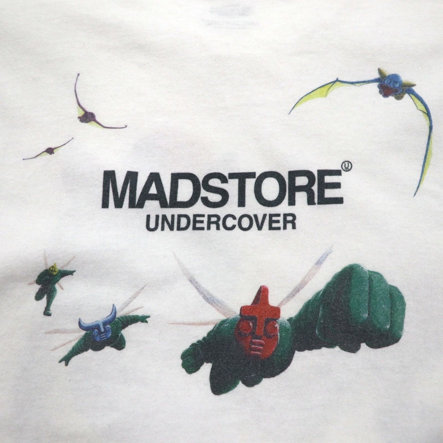 UNDERCOVER MADSTORE Tシャツ L ホワイト 未来原人サンド -THE SAND MAN-