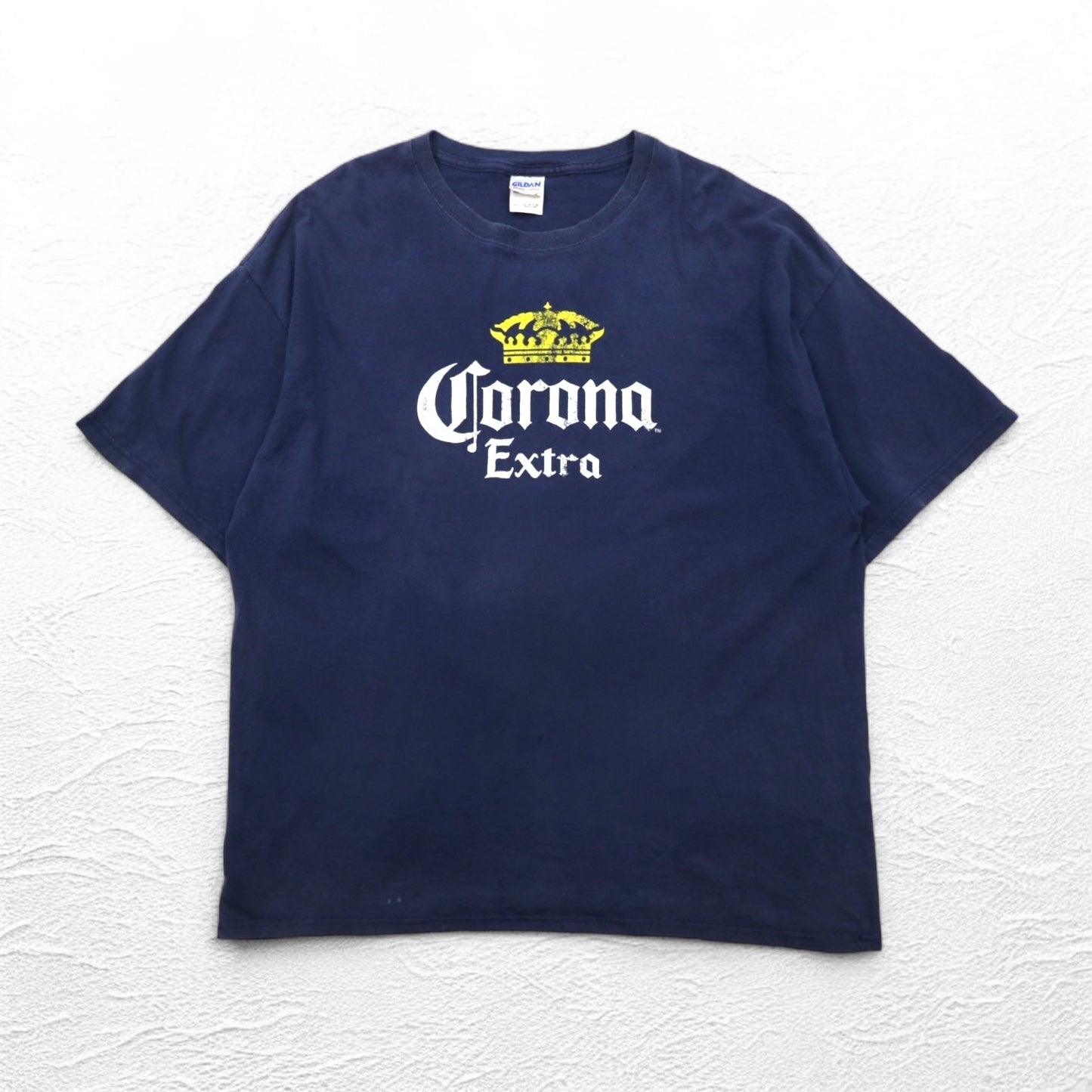Corona Extra Beer Print T-Shirt, Size 2XL, Navy, GILDAN Body