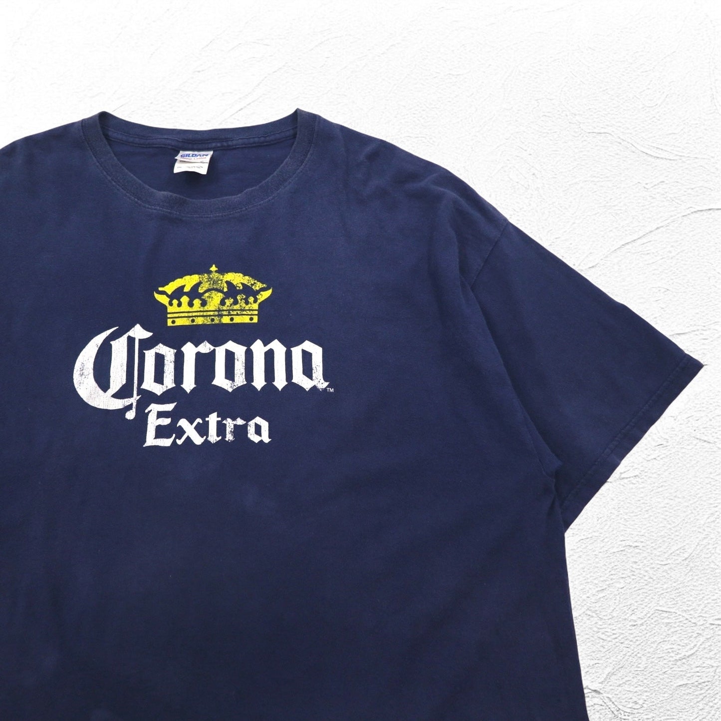 Corona Extra Beer Print T-Shirt, Size 2XL, Navy, GILDAN Body