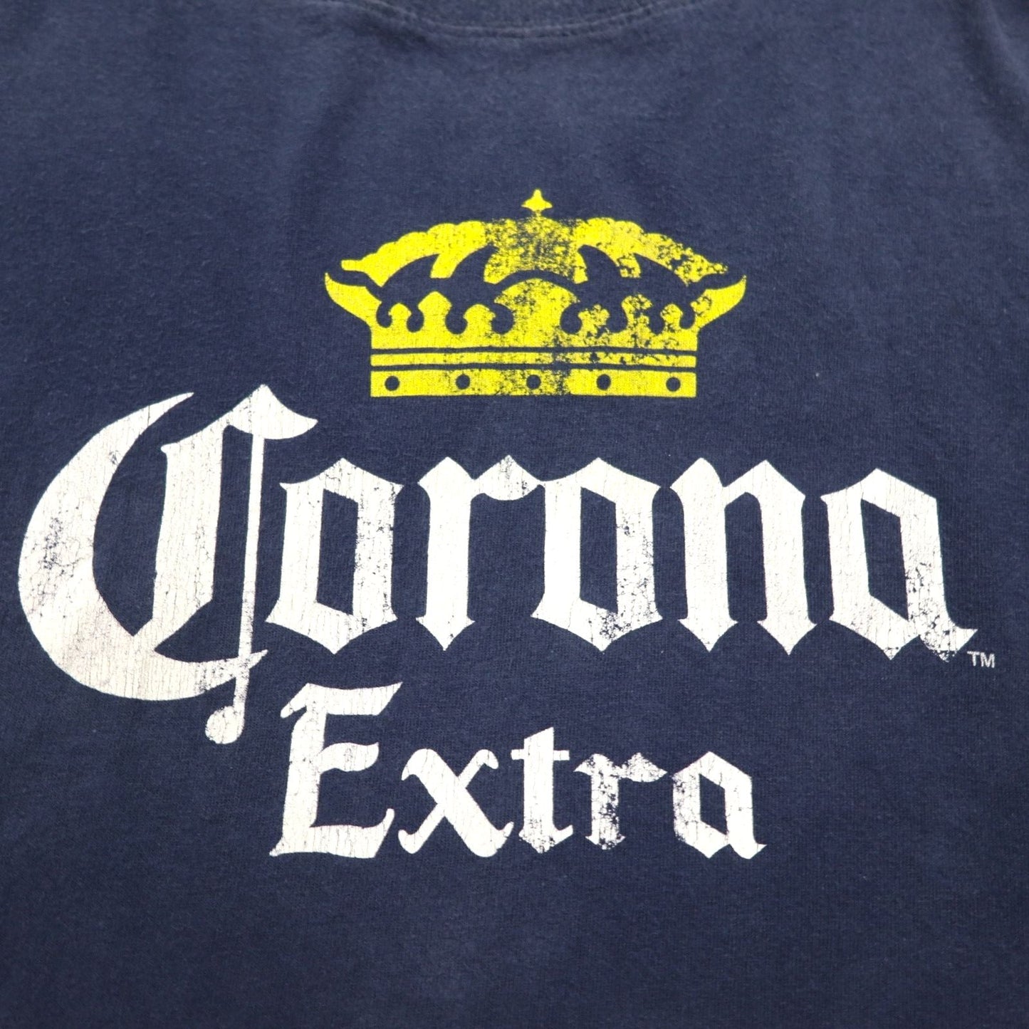 Corona Extra Beer Print T-Shirt, Size 2XL, Navy, GILDAN Body