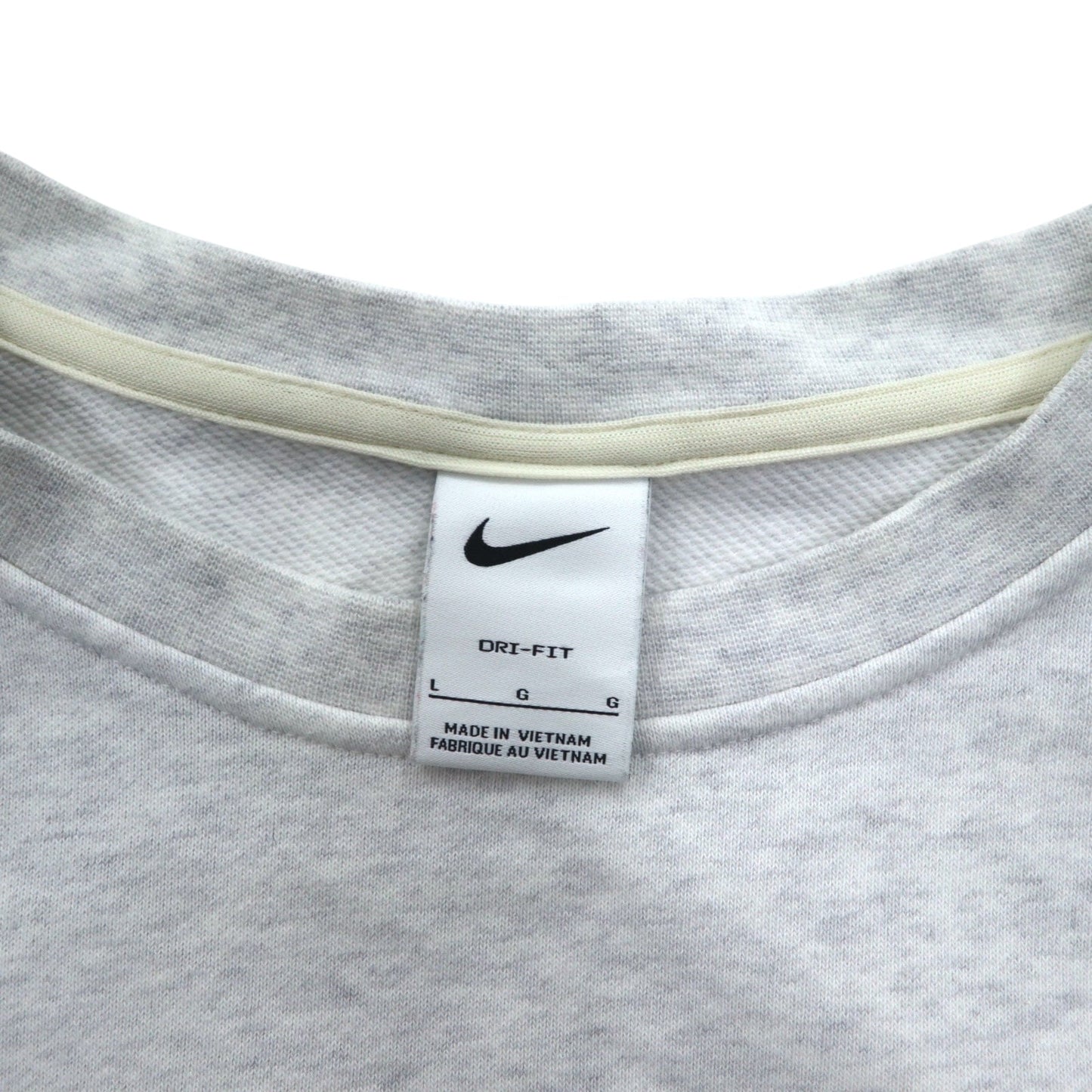 NIKE Dri-Fit Standard Issue Basketball Sweatshirt, Gray, Size L, DA6741-051