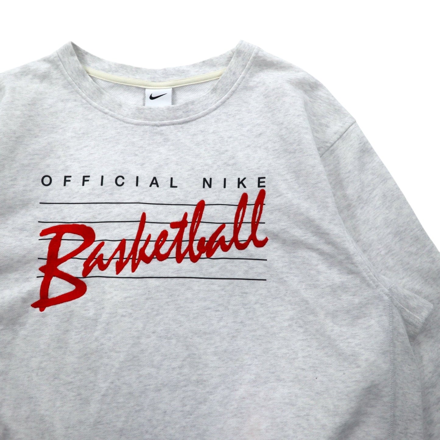 NIKE Dri-Fit Standard Issue Basketball Sweatshirt, Gray, Size L, DA6741-051