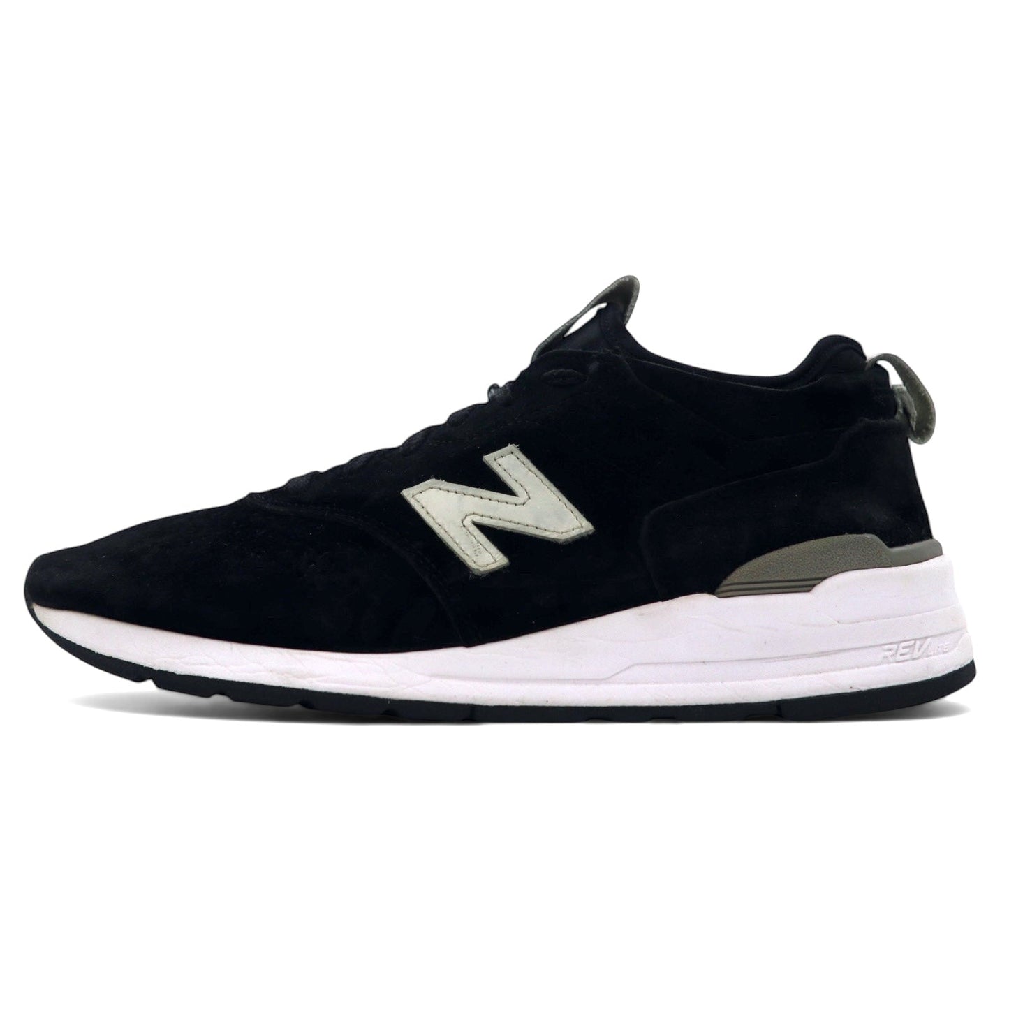 New Balance 997 Deconstructed Suede Leather Sneakers, Made in USA, Size 29cm, Black, M997DBW2