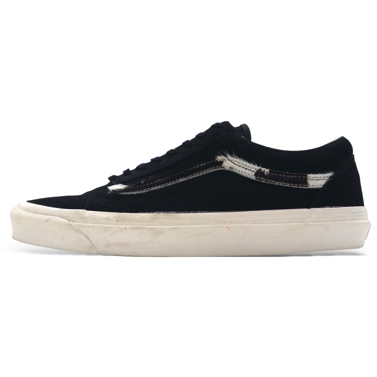 VANS Anaheim Old Skool 36 DX Sneakers, Size 29cm, Black Suede and Ponytail