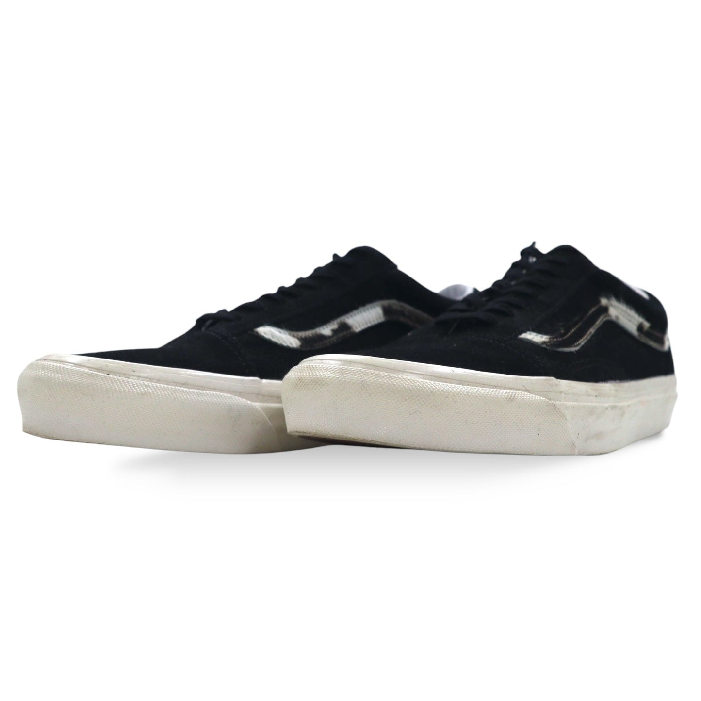 VANS Anaheim Old Skool 36 DX Sneakers, Size 29cm, Black Suede and Ponytail