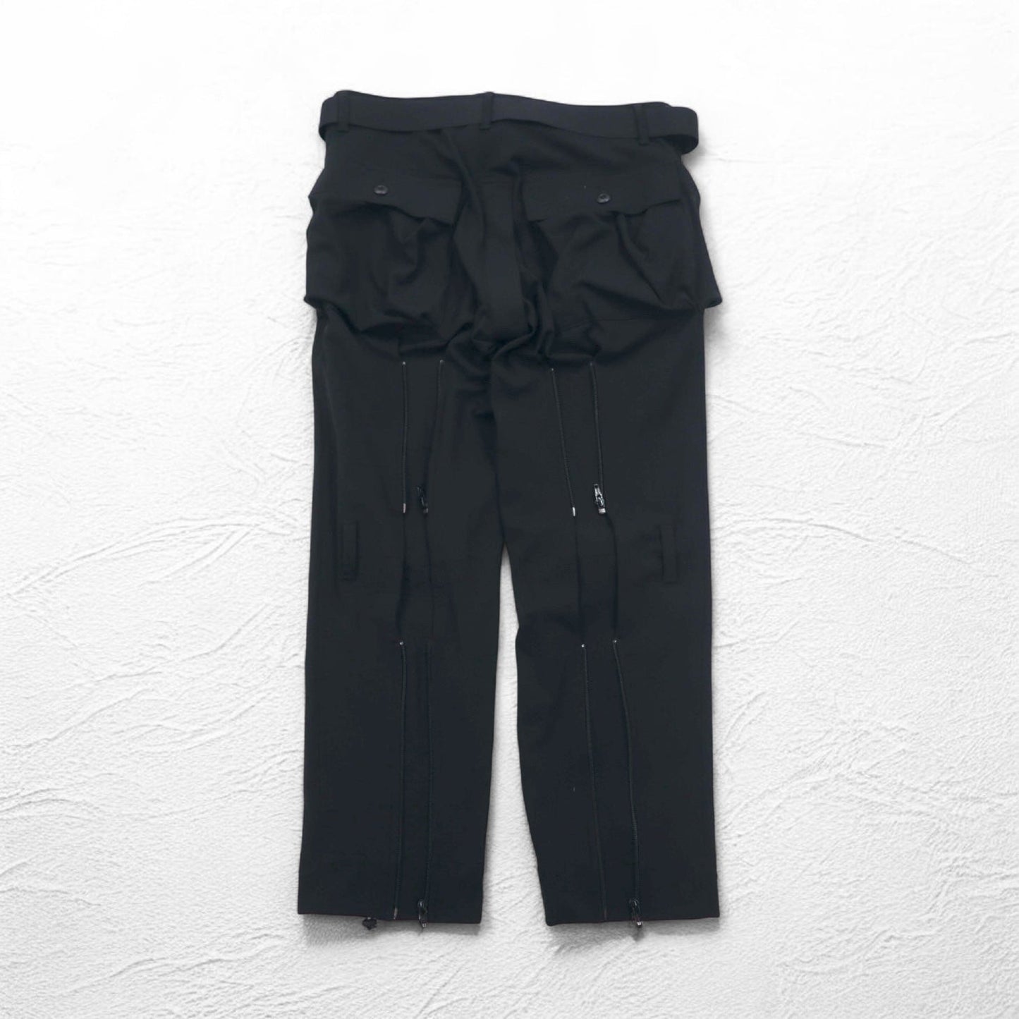F/CE. × MOUNTAIN RESARCH ボンテージパンツ S ブラック SOLOTEX BONDAGE PANTS 10THFMR001