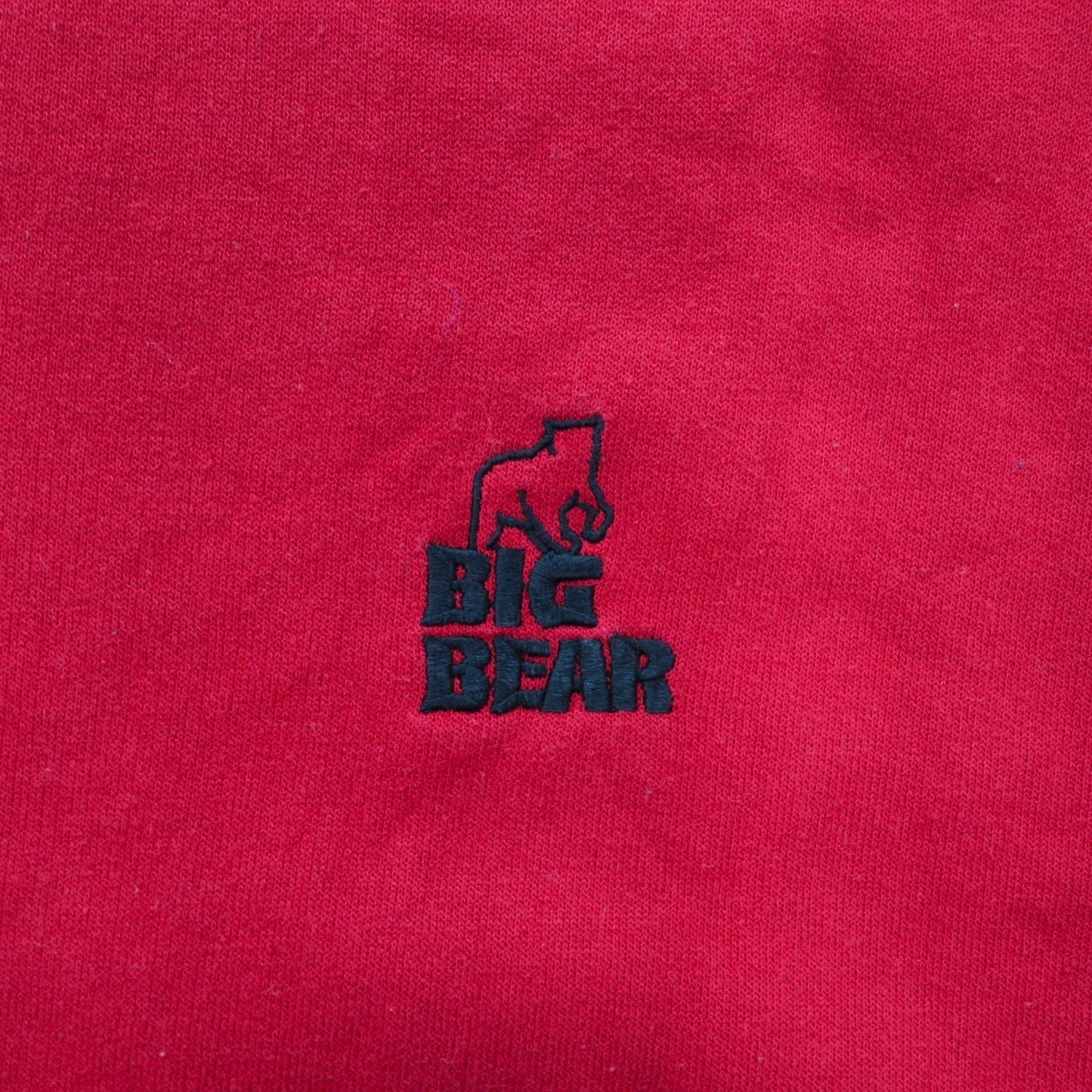 JERZEES Big Bear Crew Neck Sweatshirt, XL, Red, Cotton, Made in Mexico